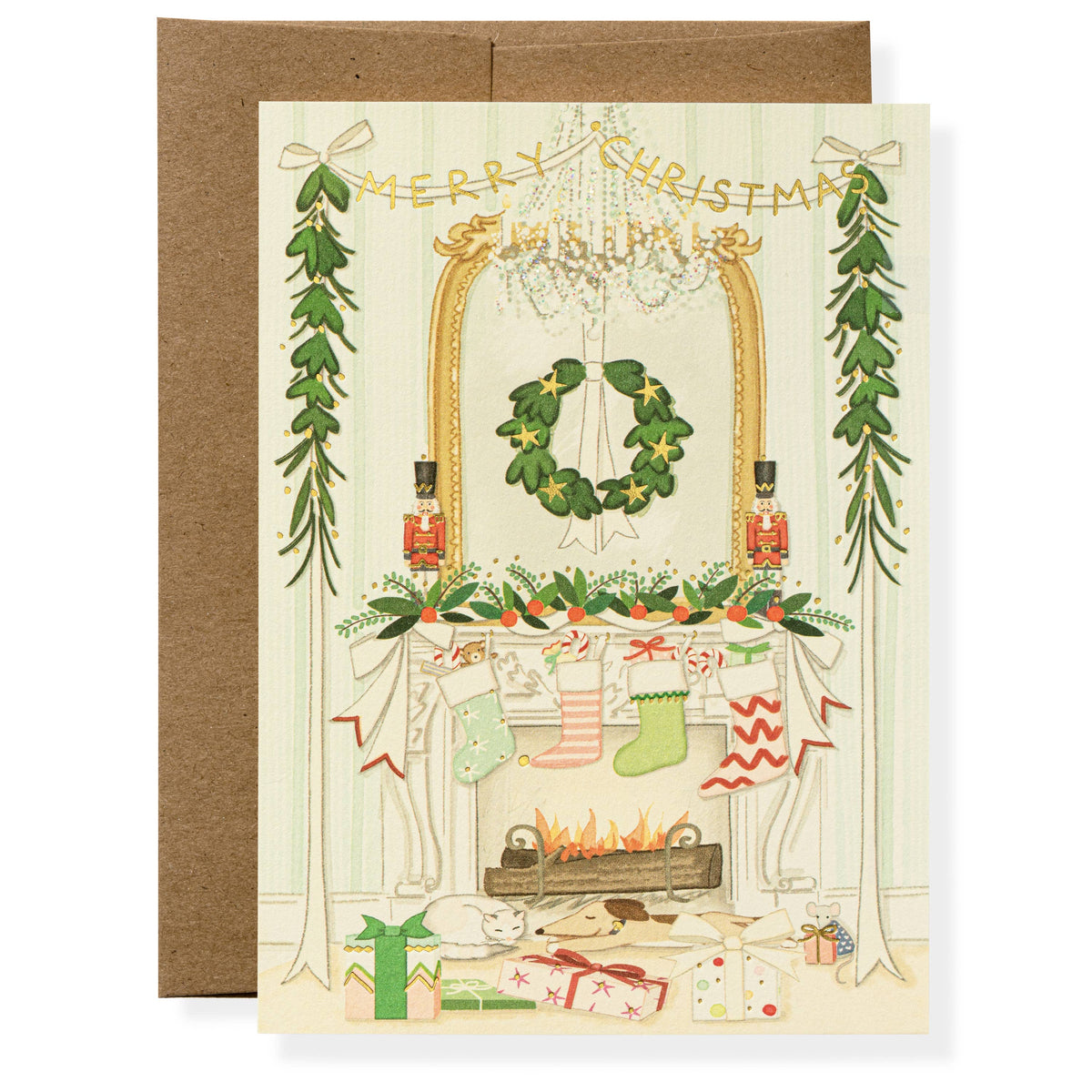 Christmas by the Fire Card
