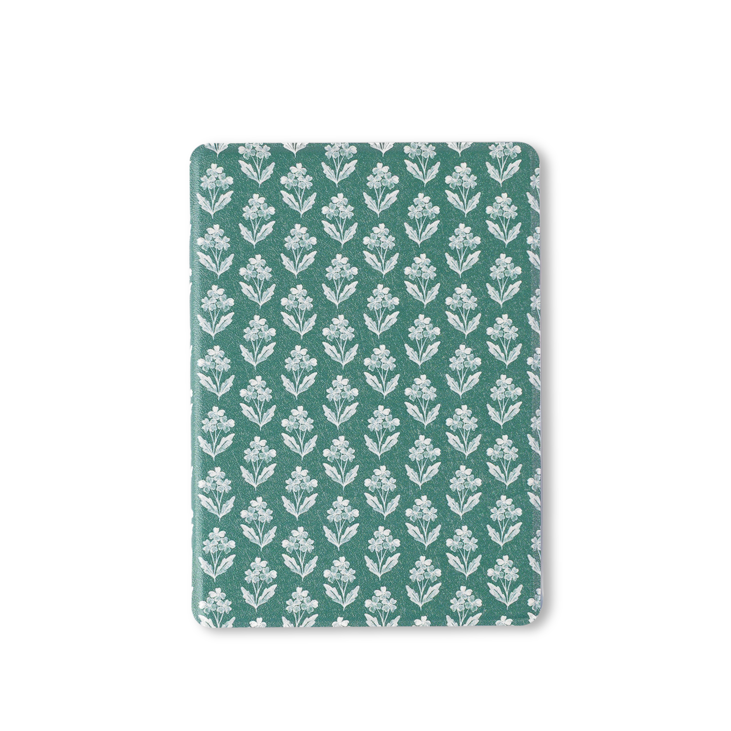 Forget Me Nots Sage Clear Back Kindle Case