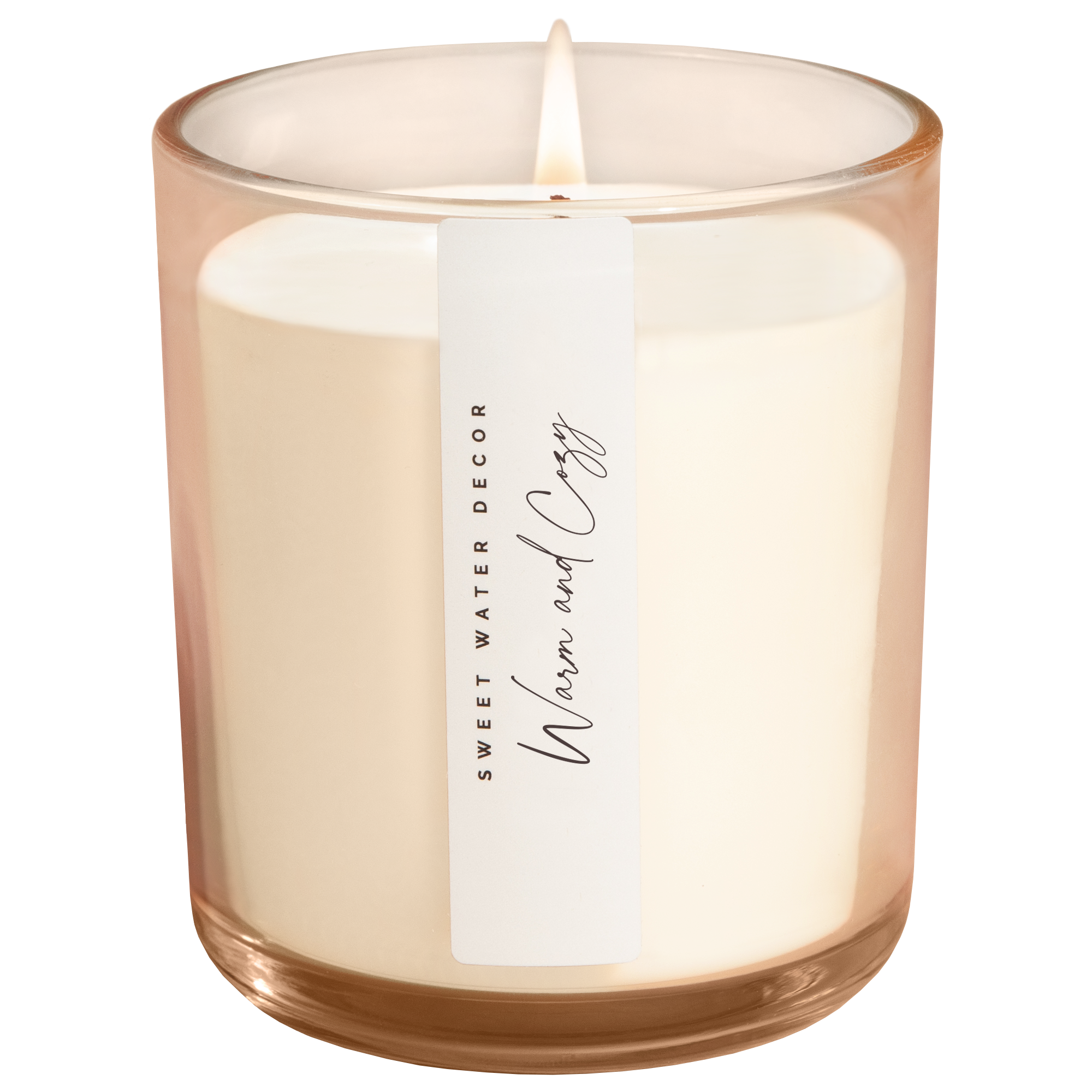 Warm and Cozy Christmas Candle