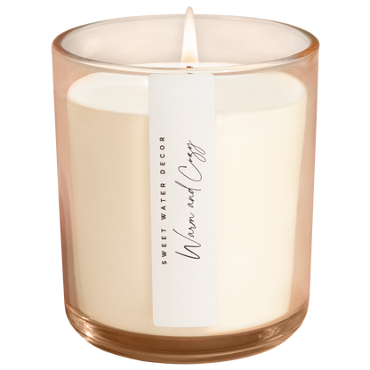 Warm and Cozy Christmas Candle