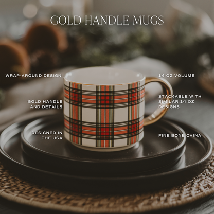 Sweet Water: Green Plaid Coffee Mug