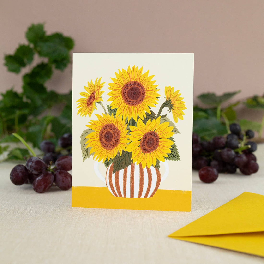 Sunflower Vase Card