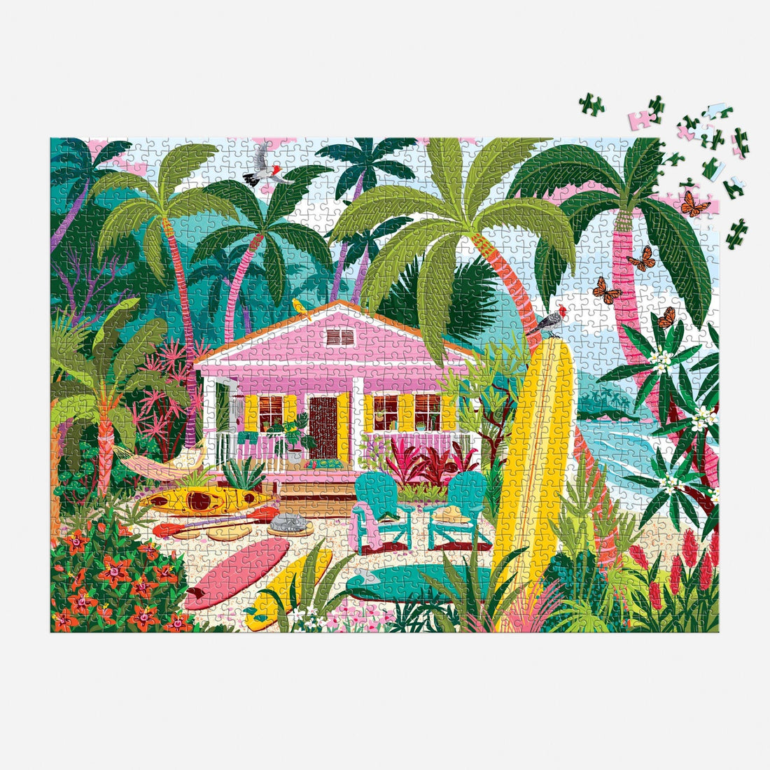 Galison:  Surfside Bungalow 1000 Piece Puzzle