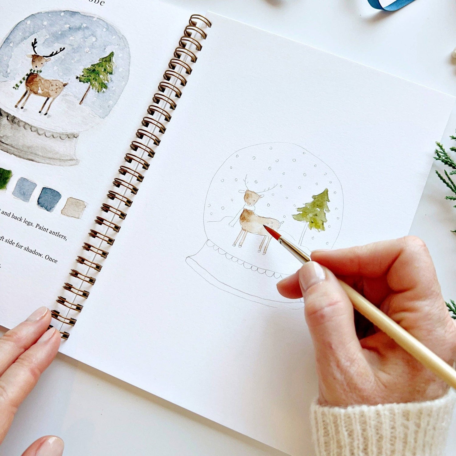 Emily Lex Winter Watercolor Workbook