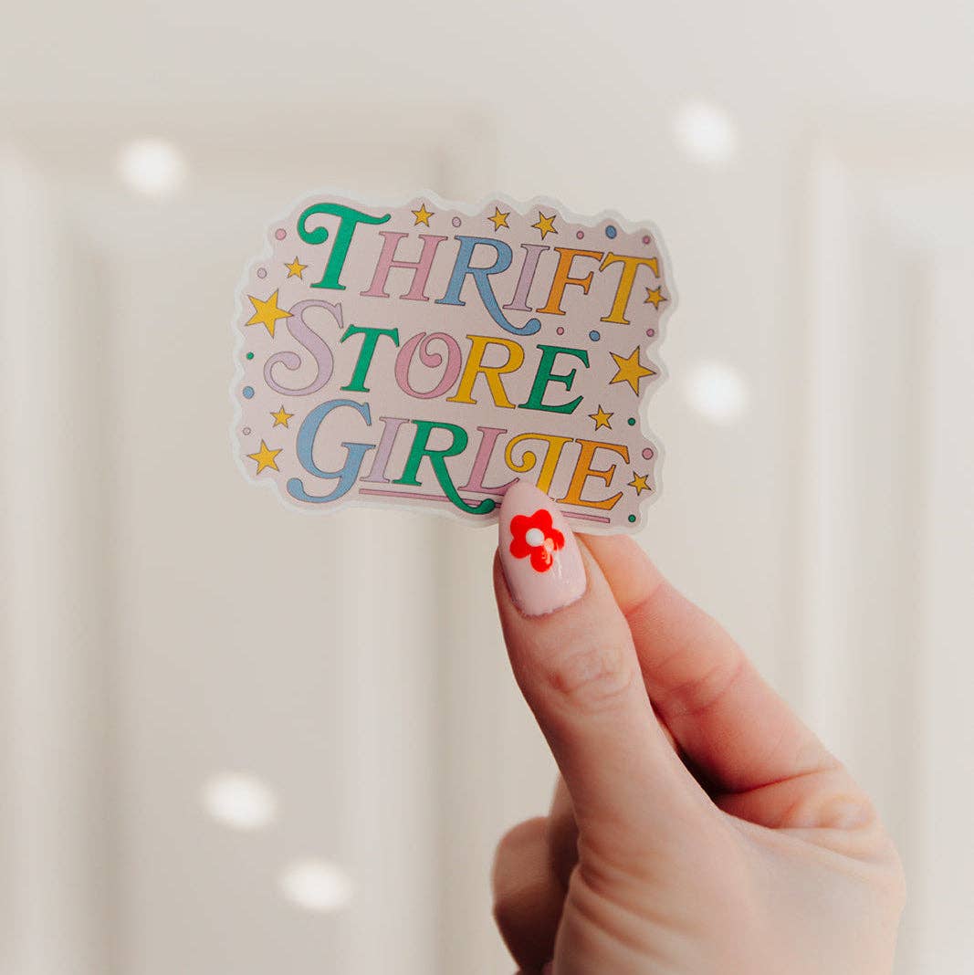 Thrift Store Girlie Sticker