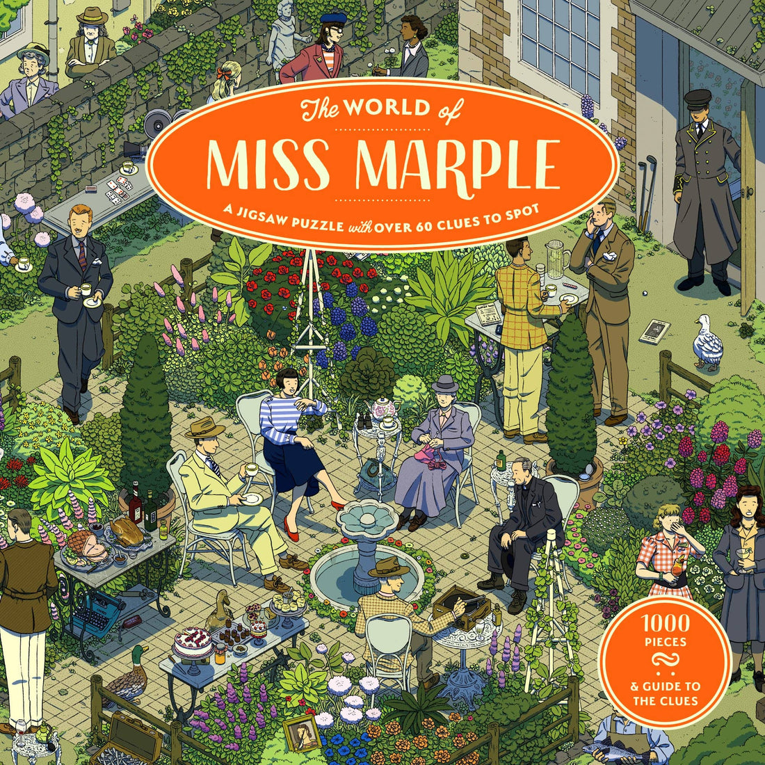 Laurence King: The World of Miss Marple 1000 Piece Puzzle