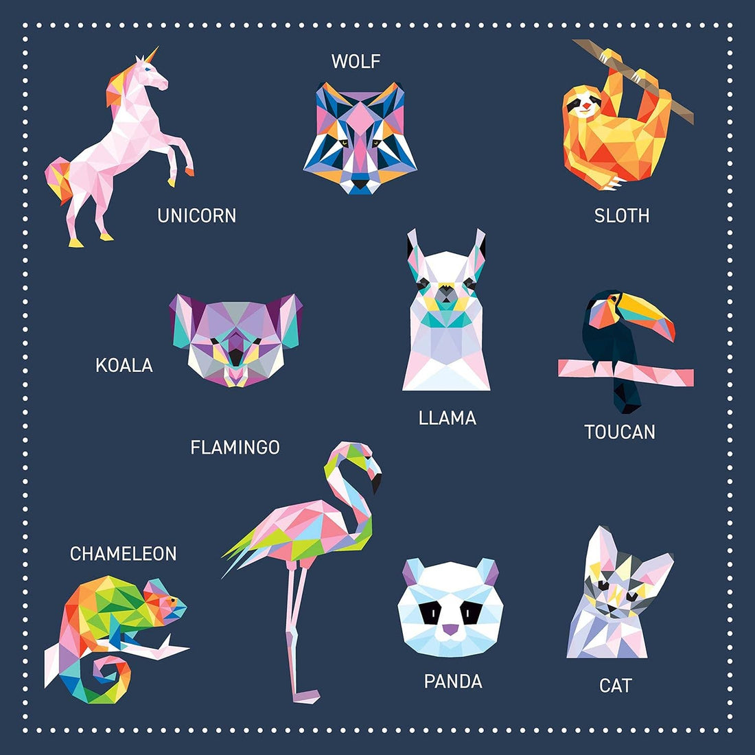 My Sticker Paintings: Cool Animals -Children&