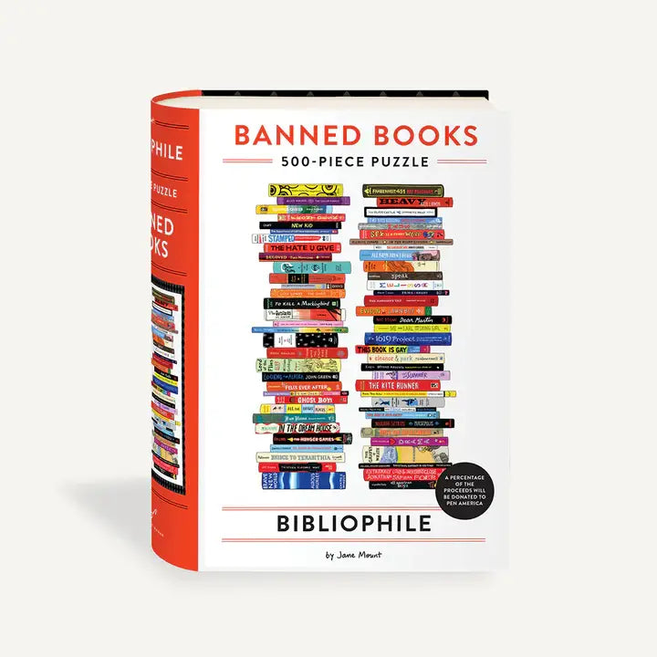 Bibliophile Banned Books: 500-Piece Puzzle