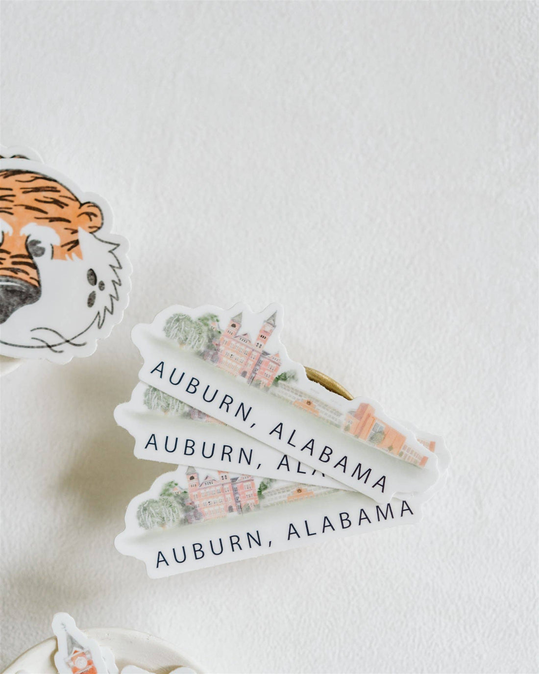 Auburn Watercolor Sticker, Collegiate, Game day