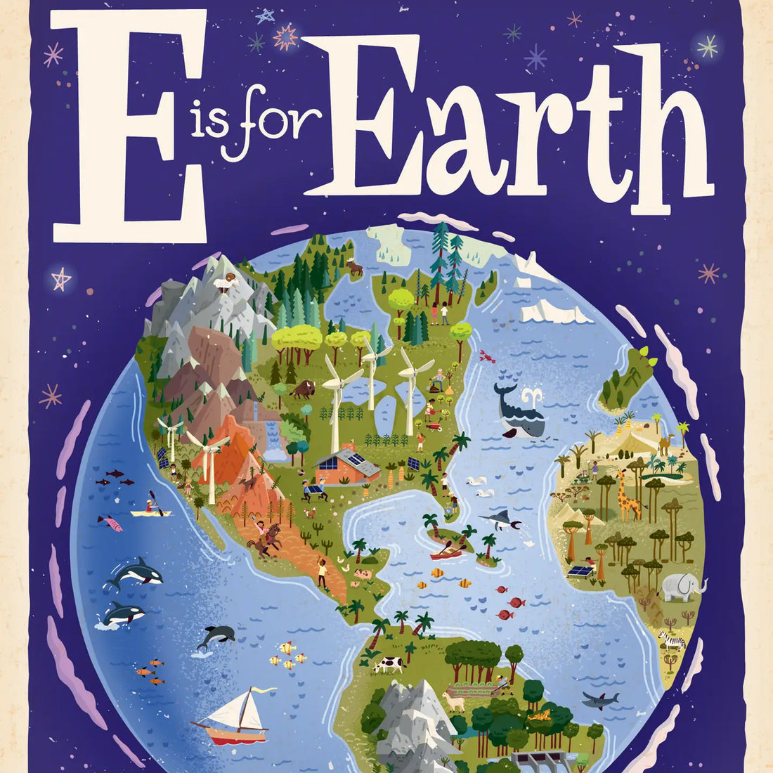 E Is For Earth (Earth Day) by Greg Paprocki