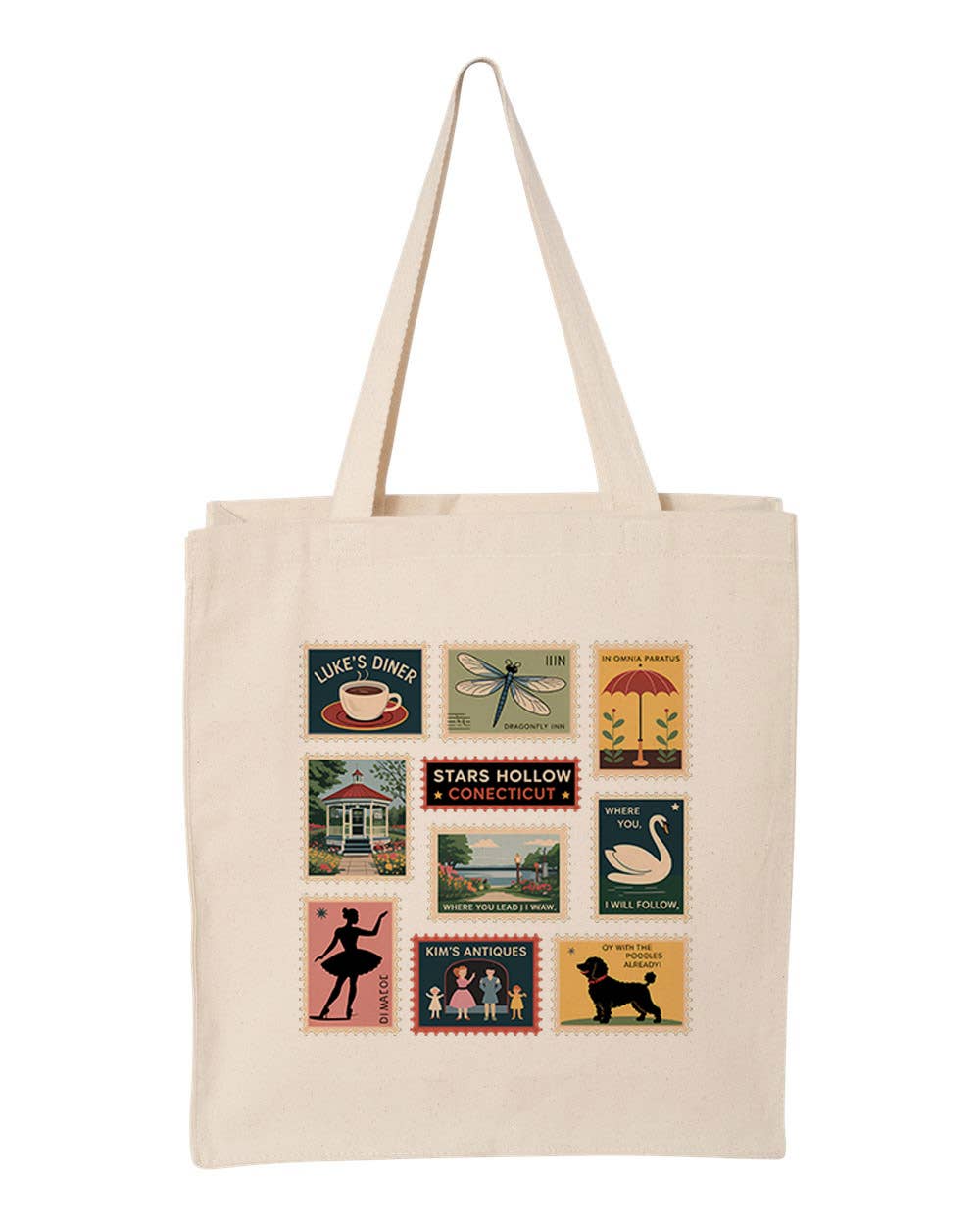 Gilmore Stamps Everyday Canvas Tote Bag