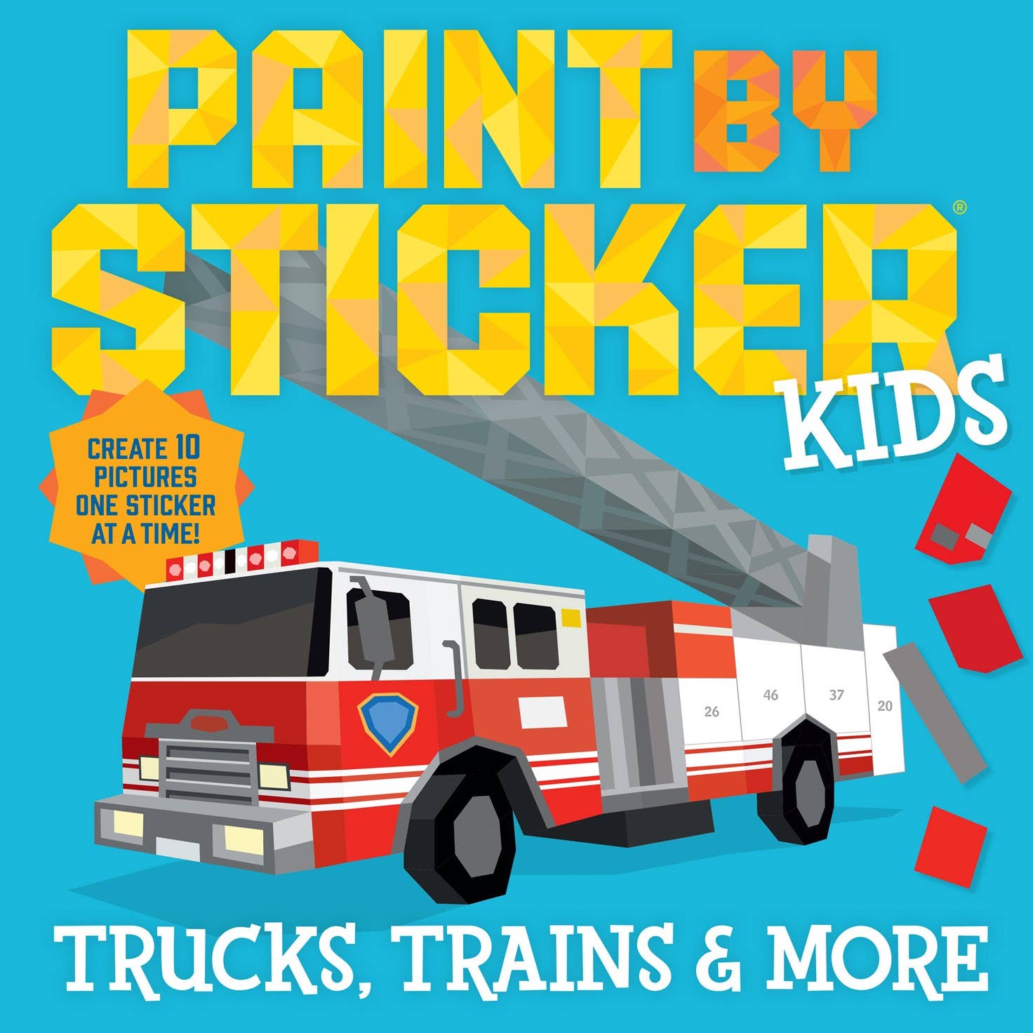 Paint by Sticker Kids: Trucks, Trains &amp; More