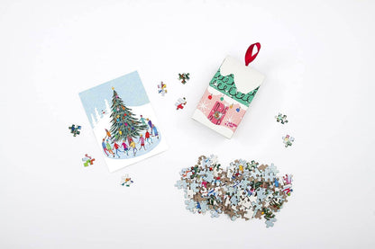 Tree Skaters 130 Piece Puzzle Ornament
