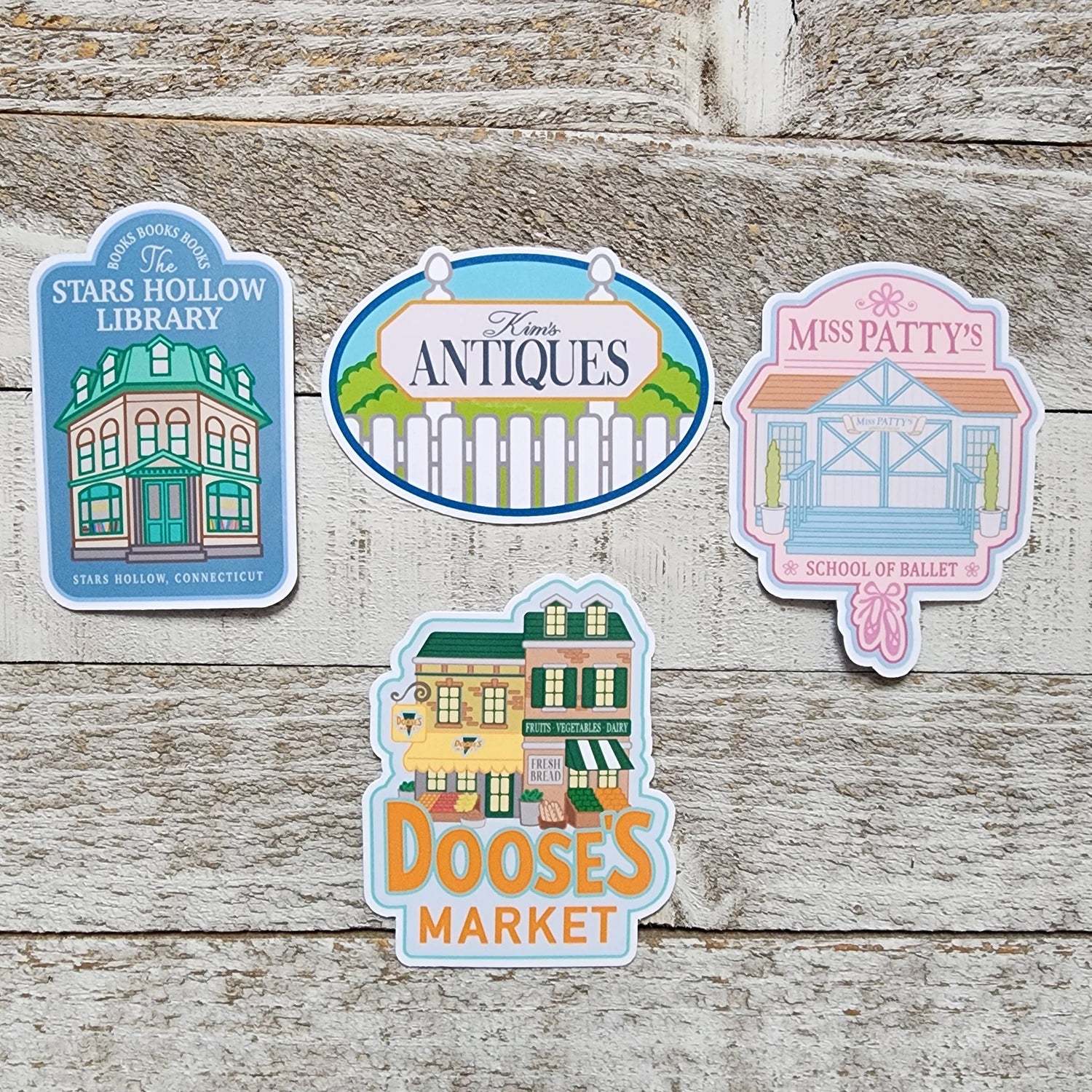 Stars Hollow Business Stickers