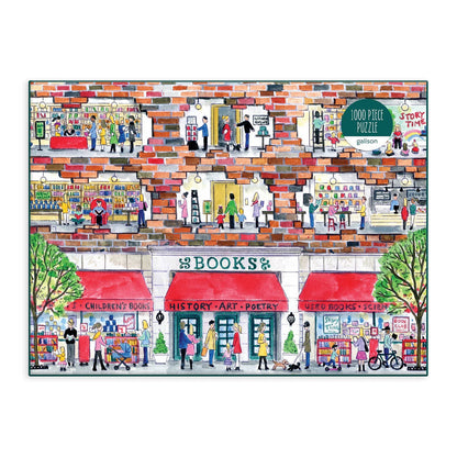 Galison: Michael Storrings A Day at the Bookstore 1000 Piece Puzzle