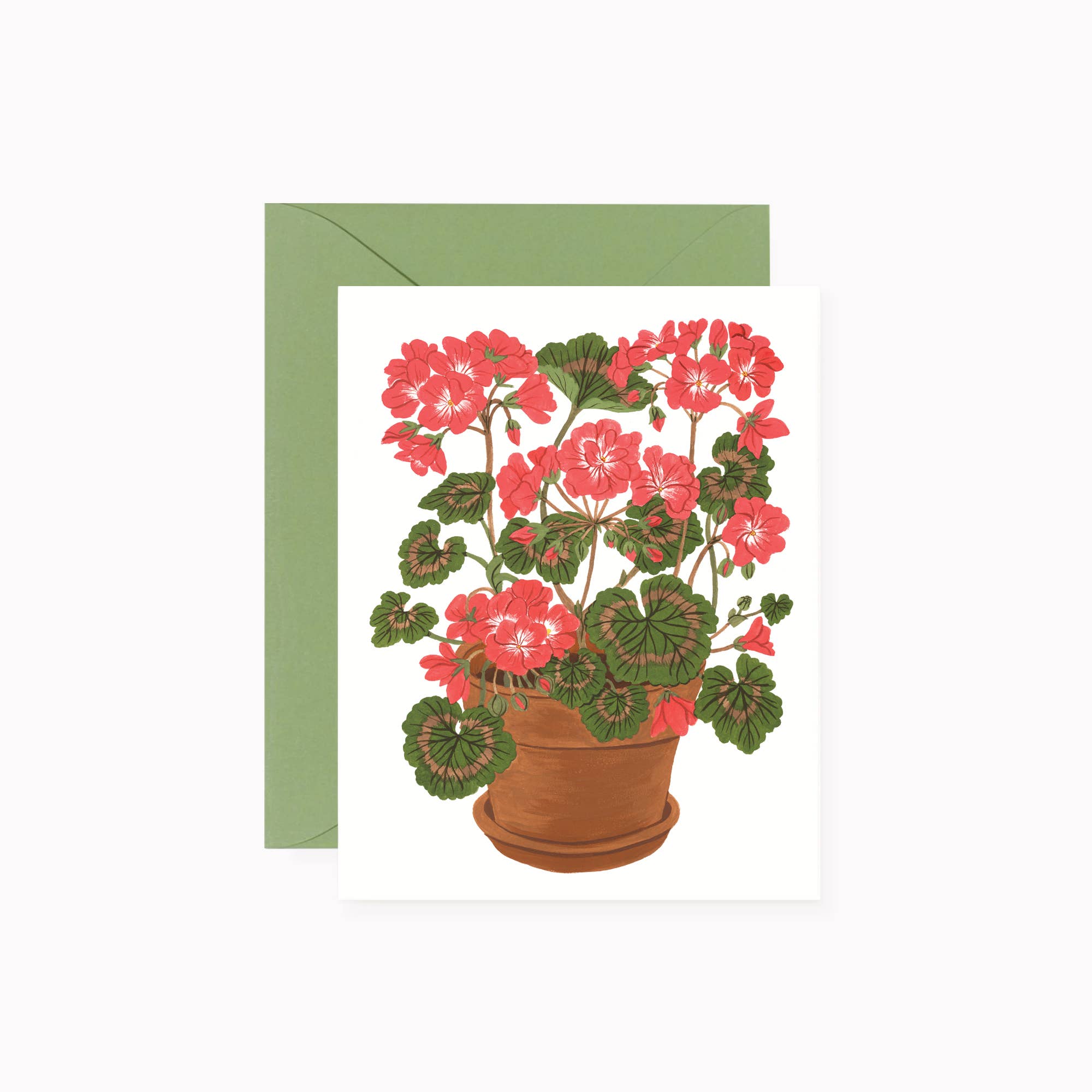 Geranium Card