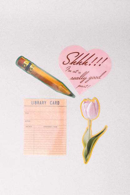 Ban.do: I Love Reading Stickers Set of 4