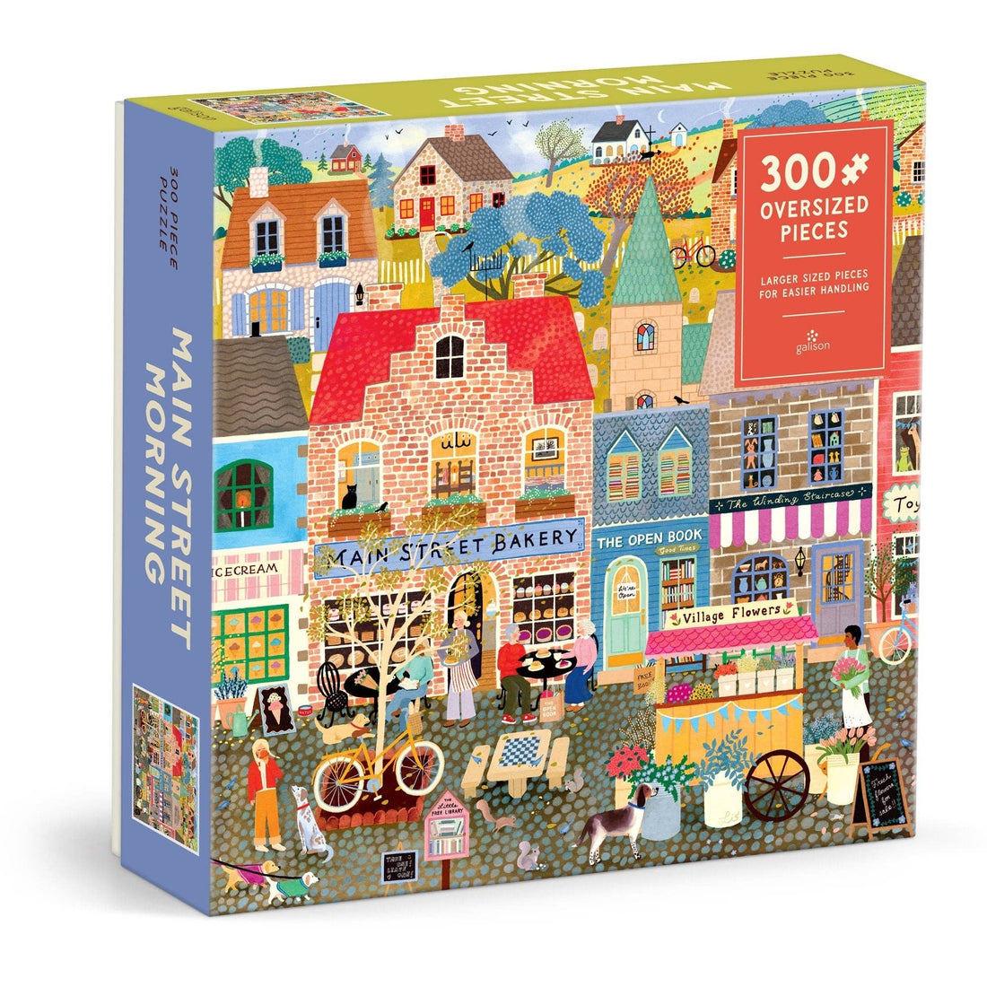 Galison: Main Street Morning 300 Piece Puzzle