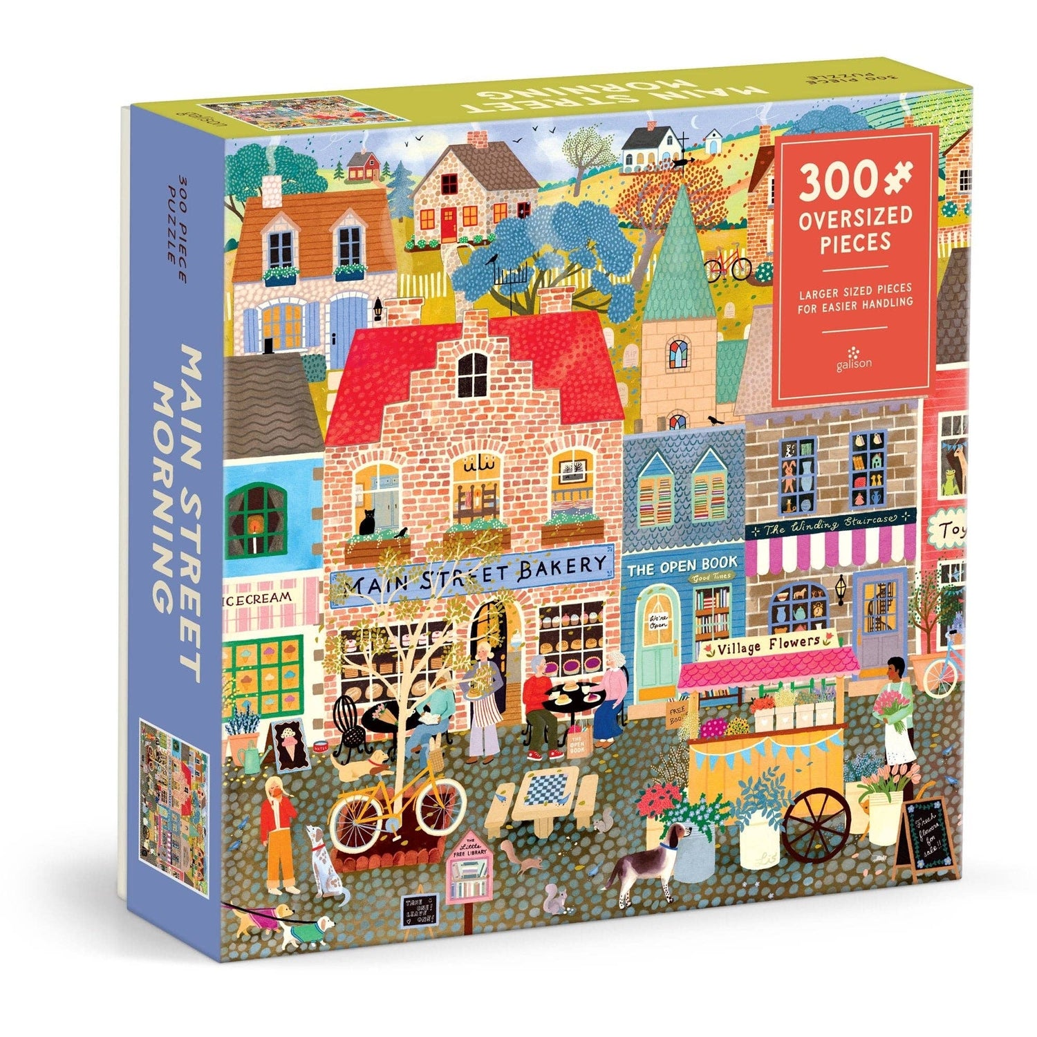 Galison: Main Street Morning 300 Piece Puzzle
