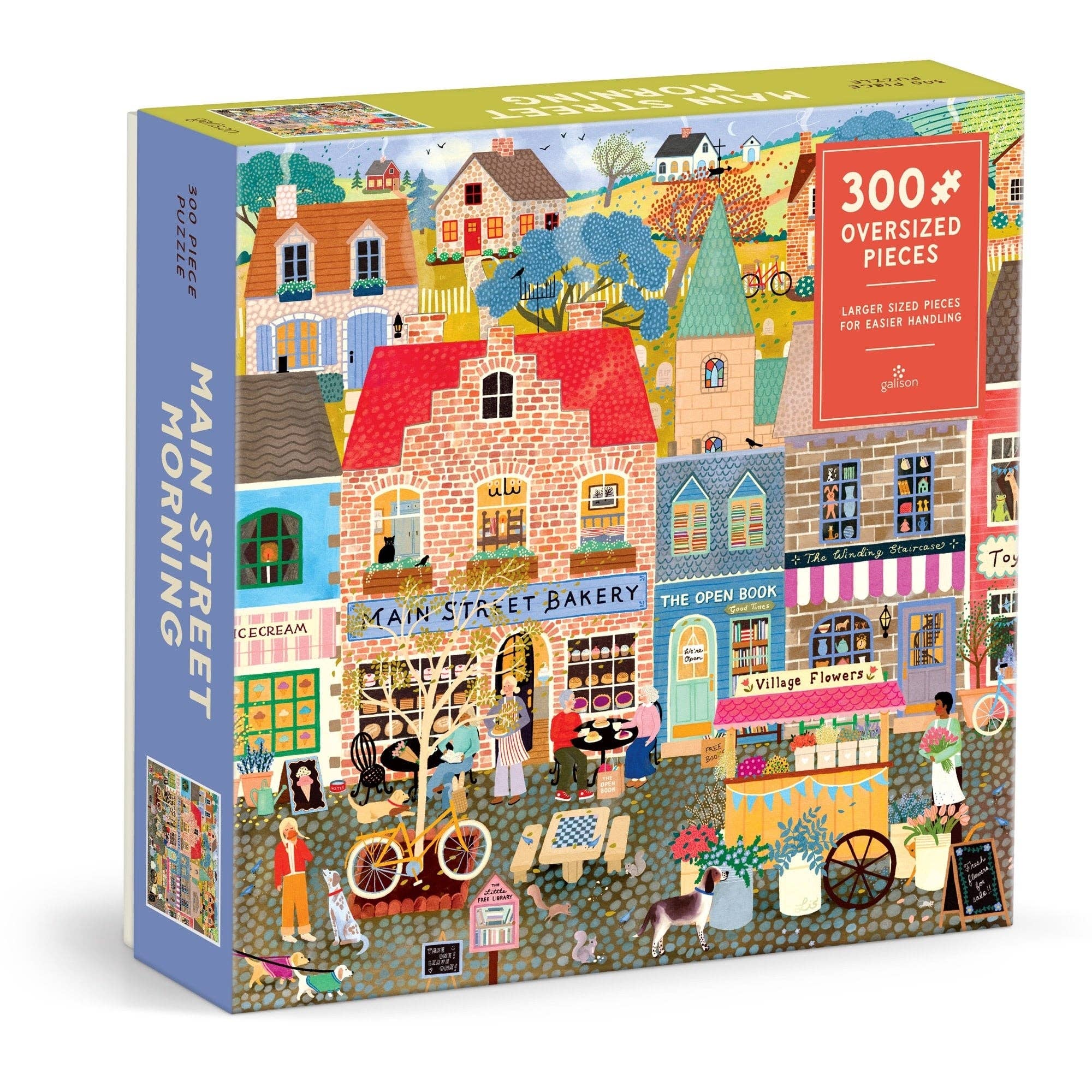 Galison: Main Street Morning 300 Piece Puzzle
