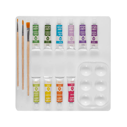 Colorific Canvas Paint by Number Kit - Happy Sloth