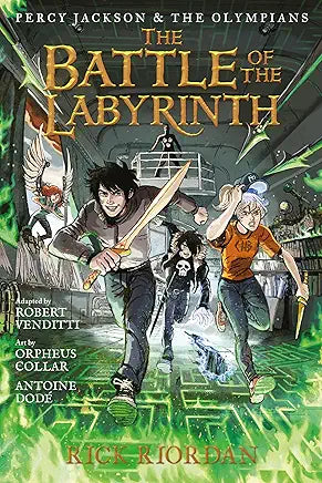 The Battle of The Labyrinth, Book 4, Graphic Novel by Rick Riordan
