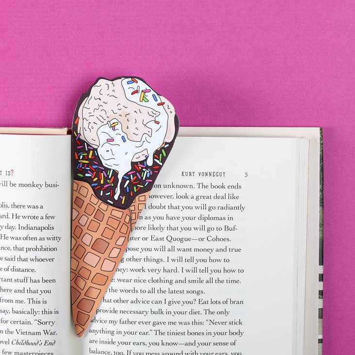 Humdrum: Ice Cream Cone Bookmark