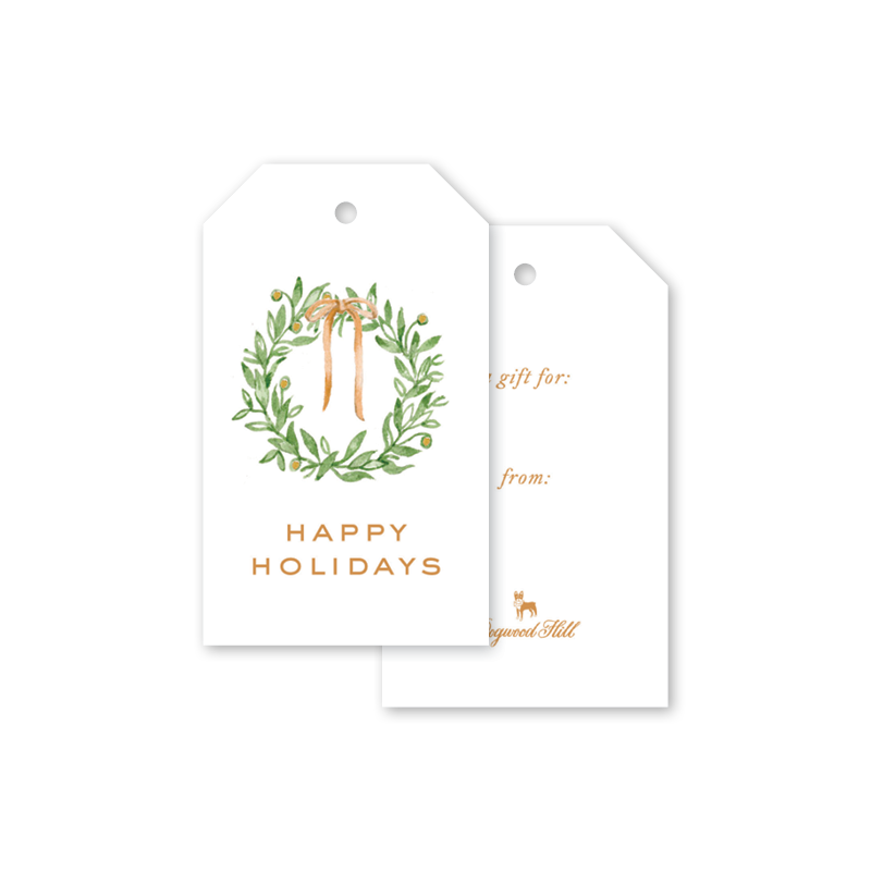 Flora Gold Gift Tags - Set of 8