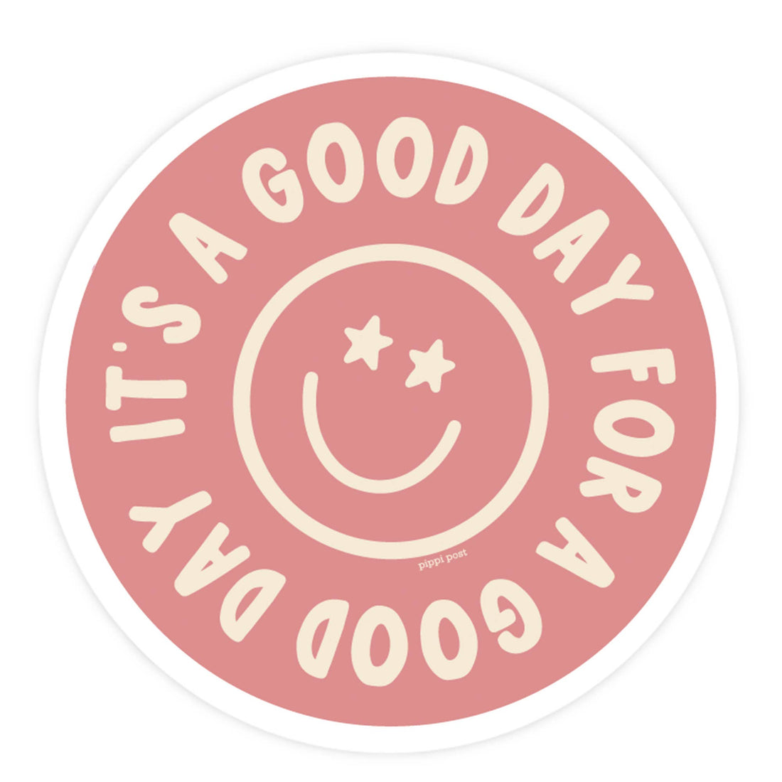 Good Day Smiley Decal Sticker