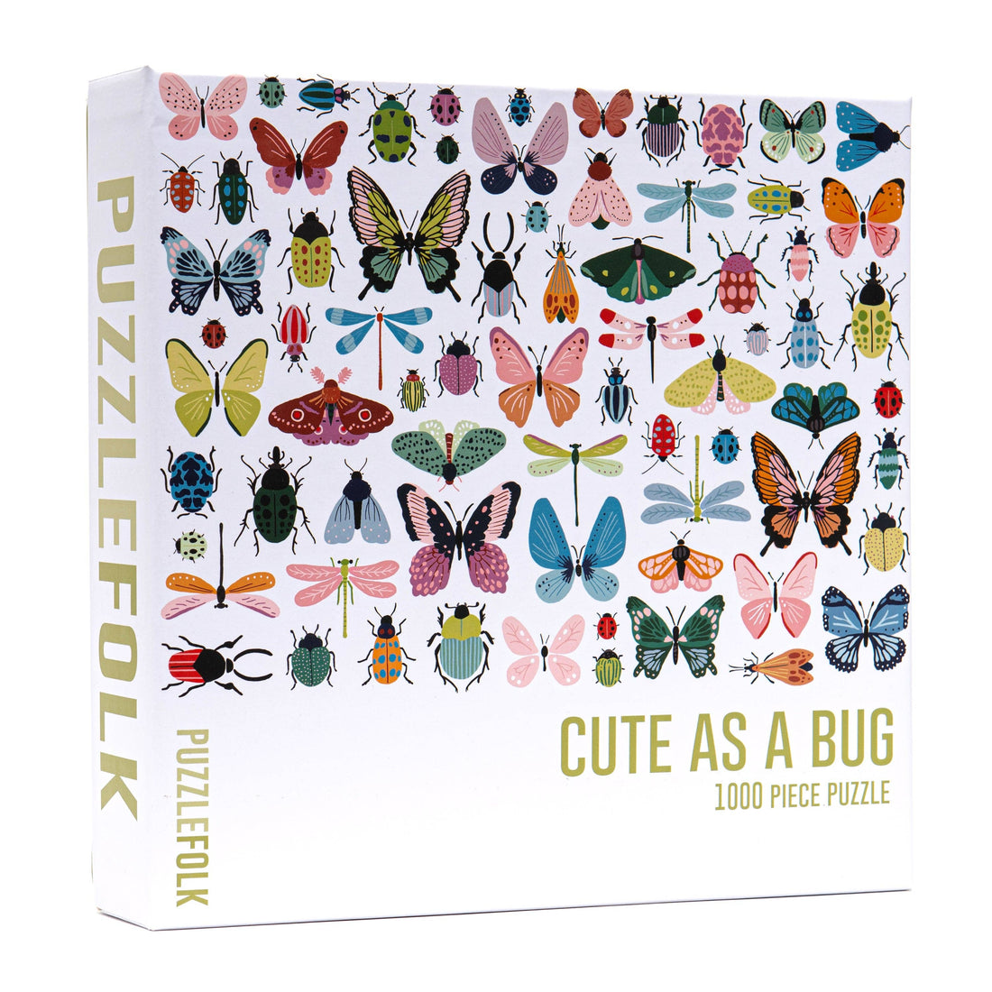 Cute As A Bug 1000 Piece Puzzle by Lauren Waltman