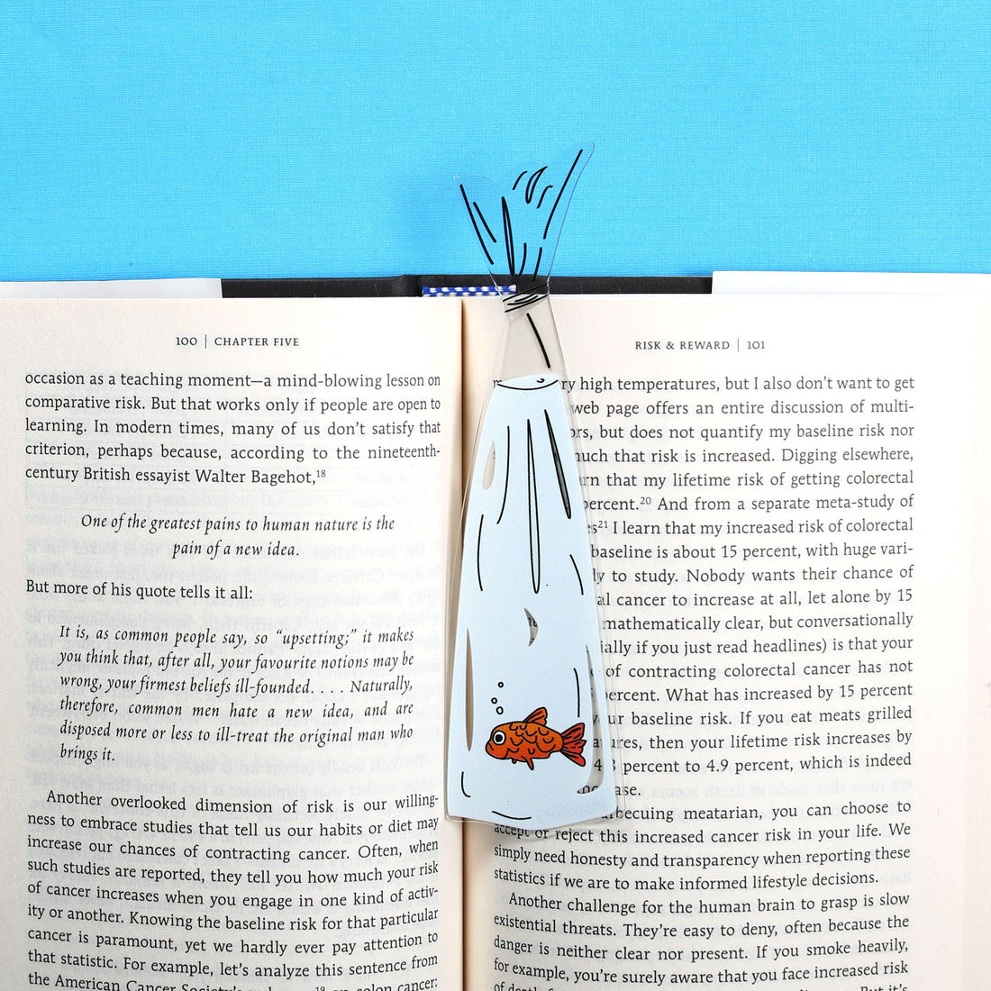Goldfish in a Bag Bookmark (it&