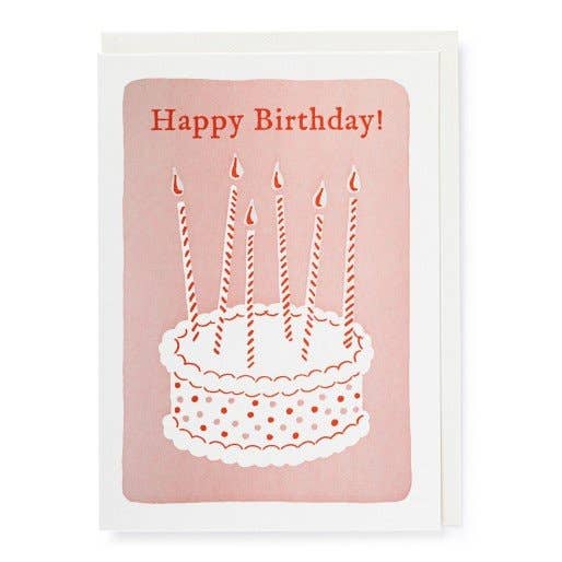 Ariana Birthday Cake Greeting Card
