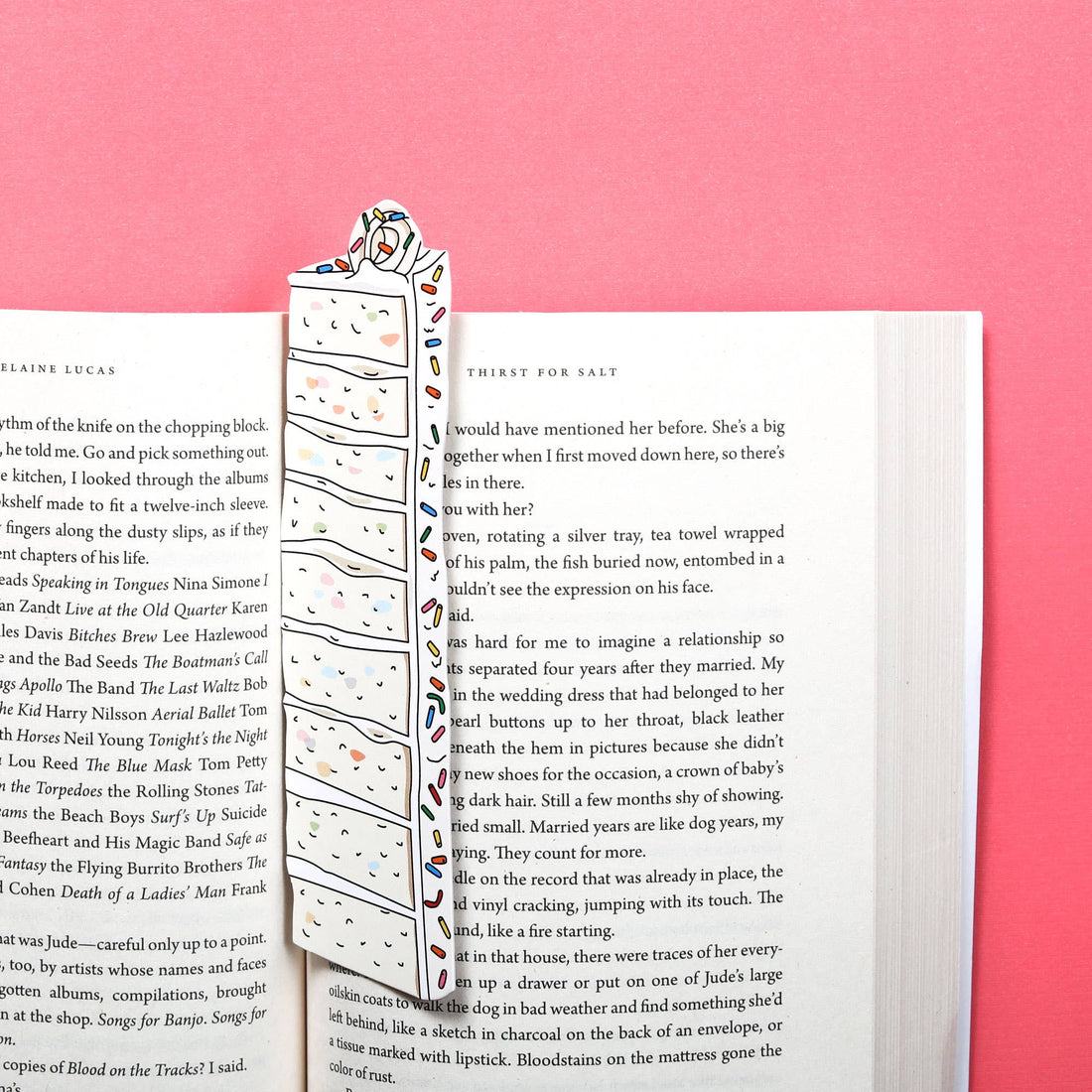 Humdrum: Sprinkle Cake Slice Bookmark