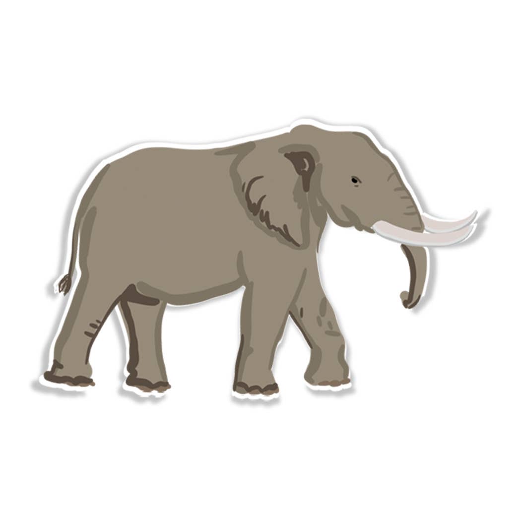 Elephant Sticker, Collegiate, Game day
