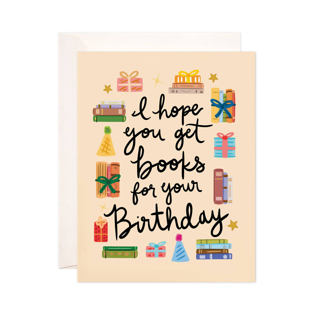Books for Bday Greeting Card - Birthday Card, Bookstore Card