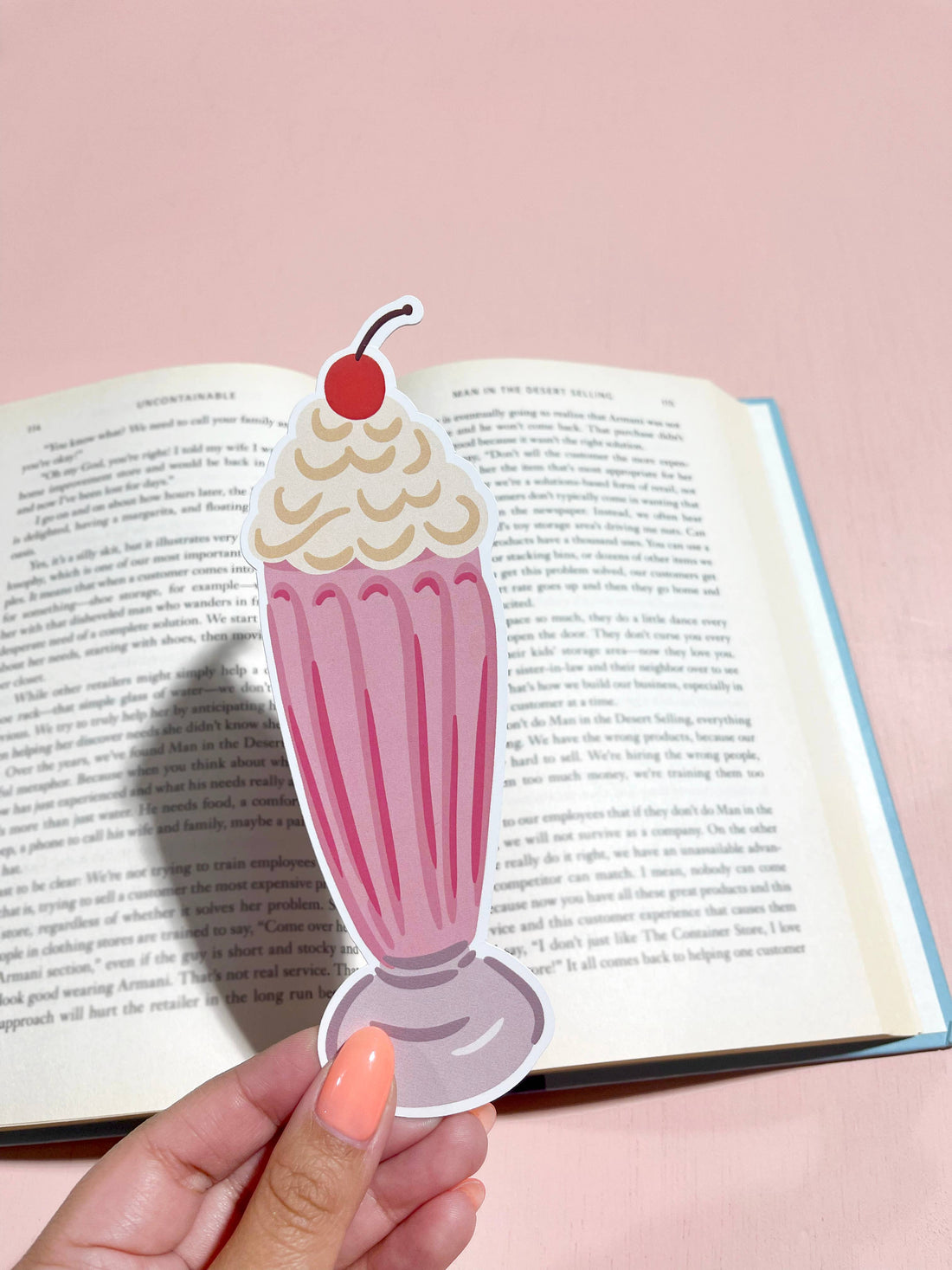 Bloomwolf Studio: Milkshake Bookmark