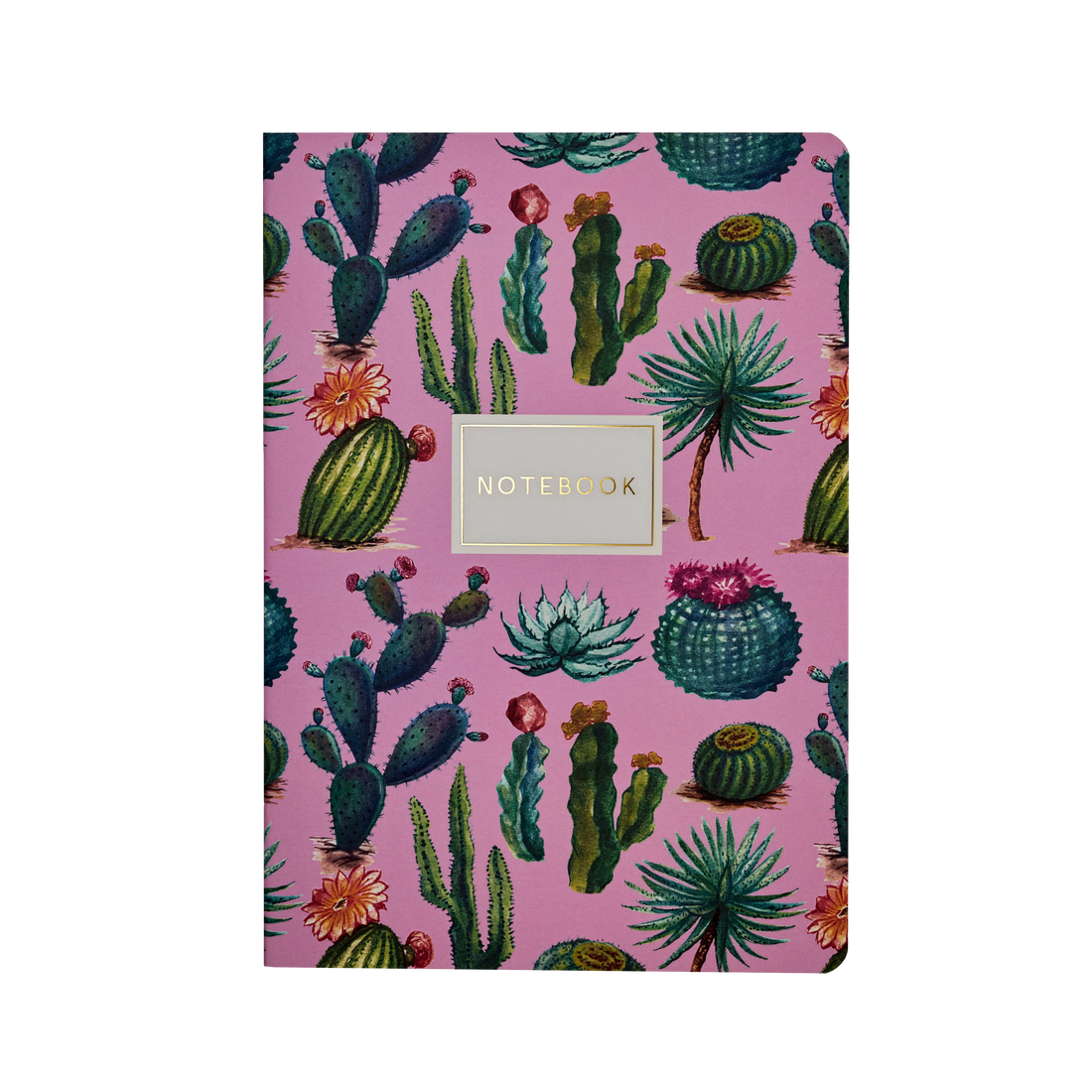 Cactus  on Rose Notebook